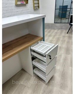Стійка адміністратора РЕС-17_MR з LED-підсвічуванням Ресепшн для косметології студії манікюру та клінік-foto7