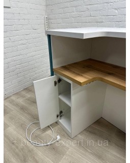 Стійка адміністратора РЕС-17_MR з LED-підсвічуванням Ресепшн для косметології студії манікюру та клінік-foto8