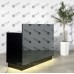 Стол-рецепция для администратора ONYX ресепшн с графитовым зеркалом и LED-подсветкой VM433 Стол-рецепция для администратора ONYX ресепшн с графитовым зеркалом и LED-подсветкой VM433