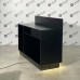 Стол-рецепция для администратора ONYX ресепшн с графитовым зеркалом и LED-подсветкой VM433 Стол-рецепция для администратора ONYX ресепшн с графитовым зеркалом и LED-подсветкой VM433