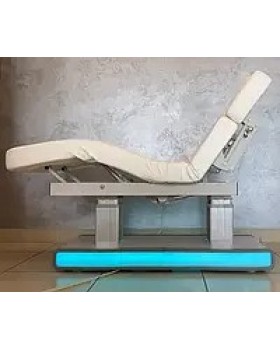 Массажный стол электрический двухсекционный LED подсветка NUSH2 кушетка для масажа массажная косметологическая-foto3