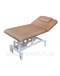 Массажный стол электрический YY-601-75 капучино Стационарная косметологическая кушетка 2-секционная