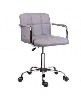 Крісло майстра з підлокітниками на коліщатках Artur (Артур КО) Сірий Крісло майстра з підлокітниками на коліщатках Artur (Артур КО) Сірий