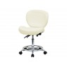 Стільчик майстри зі спинкою зручне Крісло майстра косметолога стілець для лікаря-стоматолога B. S. Ukraine 881-2 Бежевий