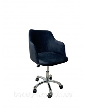 Стільчик майстра зі спинкою Loft Elegance КР-01caster_MR стілець на колесах для майстрів салону краси