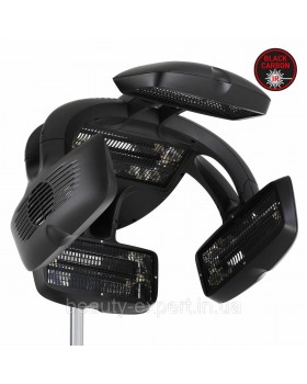 Клімазон для волосся Італійський RX6000 Electronic з 5 лампами Black Carbon на штативі Клімазон для волосся Італійський RX6000 Electronic з 5 лампами Black Carbon на штативі
