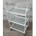 Візок для косметолога Лешмейкер столик для салону краси White_Mini_BR