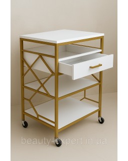 Тележка-тумба для косметики и аппаратов Lux Style_Lv дизайнерский столик этажерка для салонов красоты