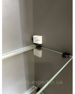Стелаж вітринний з LED підсвічуванням Скляна вітрина лабораторія із замком ВИТ-01б_MR-foto7