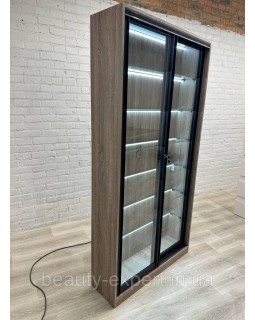 Вітрина для салону та кабінету косметолога ВІТ-01 скляні полички з LED-підсвічуванням-foto4