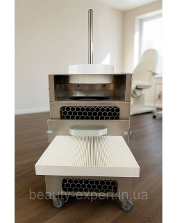 Професійна витяжка FUSION PLUS PREMIUM з LED-підсвічуванням та гнучкою гофрою для майстра манікюру та педикюру-foto2